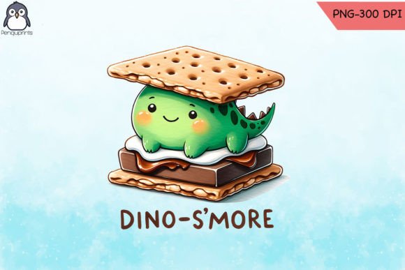 Dinosmore Dinosaur Smore Puns PNG Graphics and Crafts Review