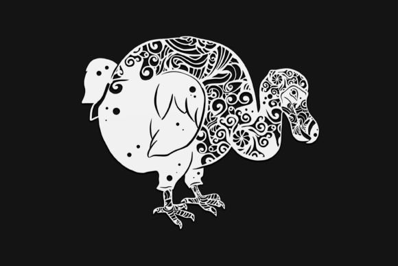 Dodo Bird Mandala Drawing 86 Graphics and Illustrations Review