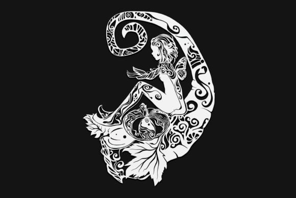 Fairy Cornucopia Mandala Drawing 38 Graphics and Illustrations Review