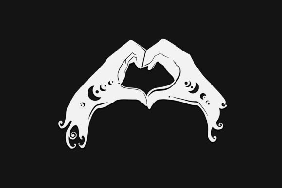 Hands in Heart Shape Drawing 76 Graphics and Illustrations Review