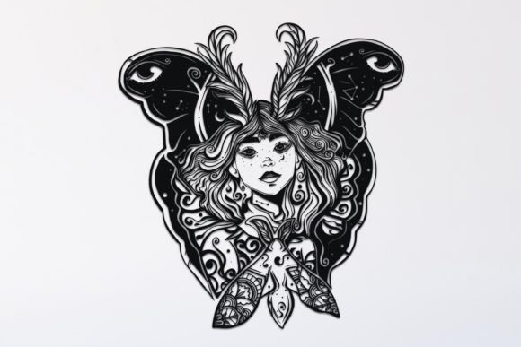 Moth Fairy Mandala Drawing 57 Review