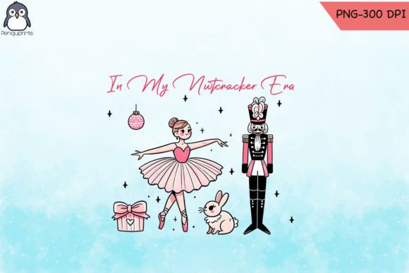 Nutcracker Ballet Era PNG: Premium Graphics for Crafts
