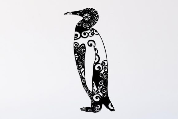 Penguin Mandala Drawing 114: Graphics and Illustrations for Branding