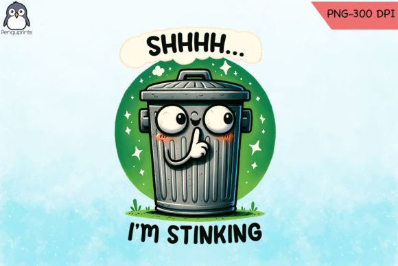 Stinking Cute Trash Pun PNG: A Graphics and Crafts Review