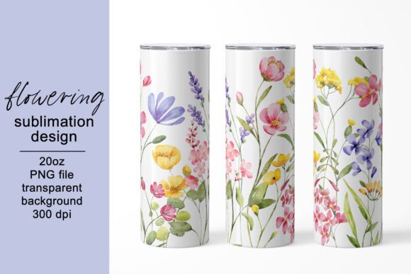 Tumbler Sublimation Design, Wild Flowers: A Designer's Review